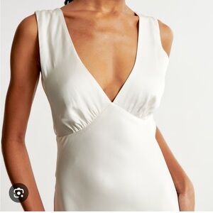 Abercrombie & Fitch Plunge Cowl Back Dress